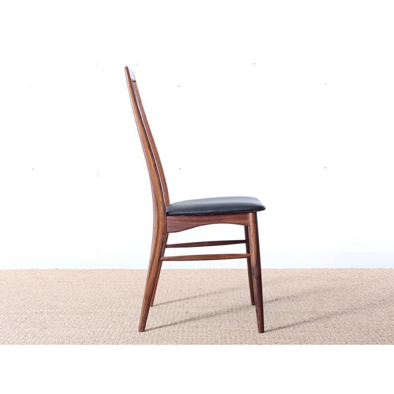 Set of 4 "Eva" chairs in Rio rosewood by Niels Koefoed - 1960s