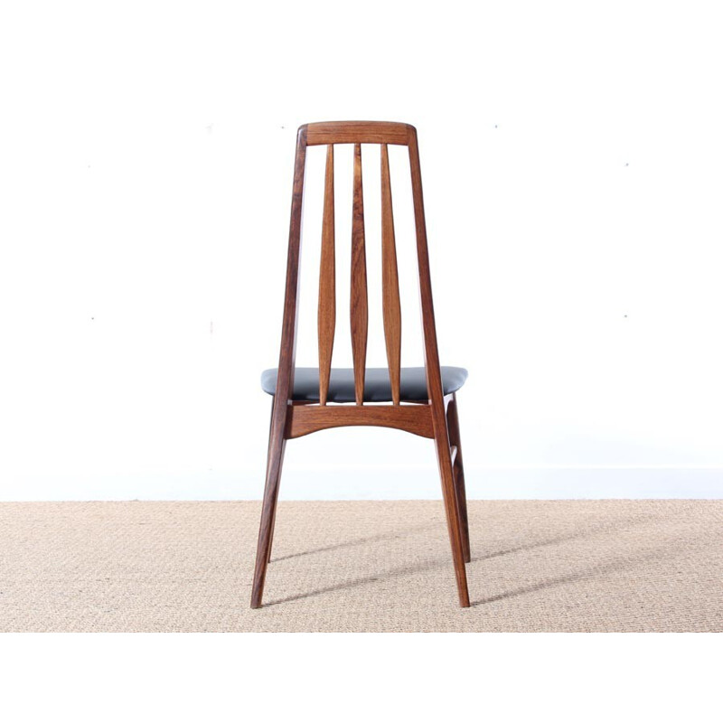 Set of 4 "Eva" chairs in Rio rosewood by Niels Koefoed - 1960s