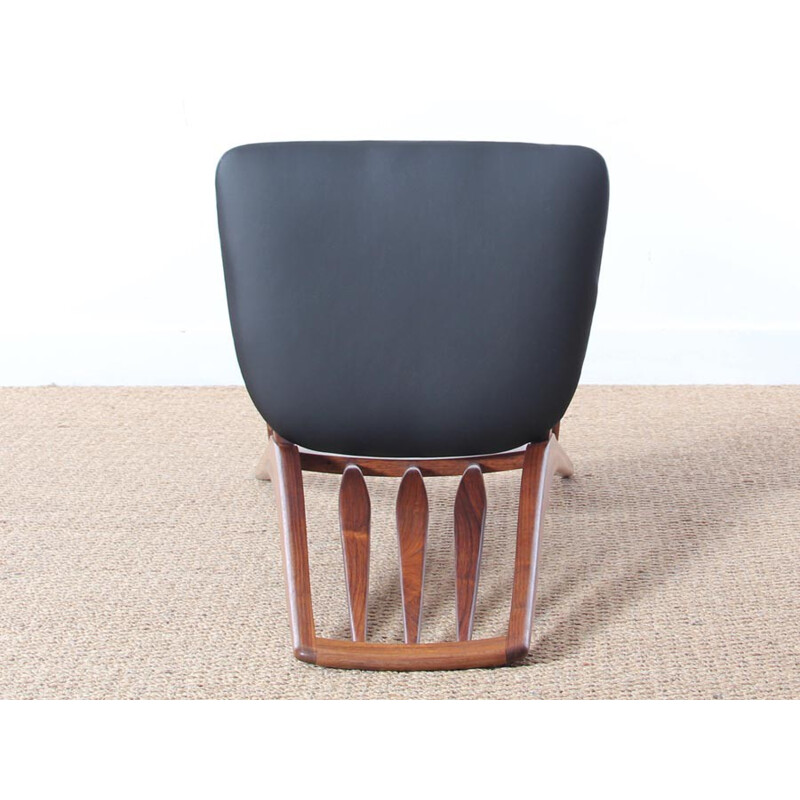 Set of 4 "Eva" chairs in Rio rosewood by Niels Koefoed - 1960s