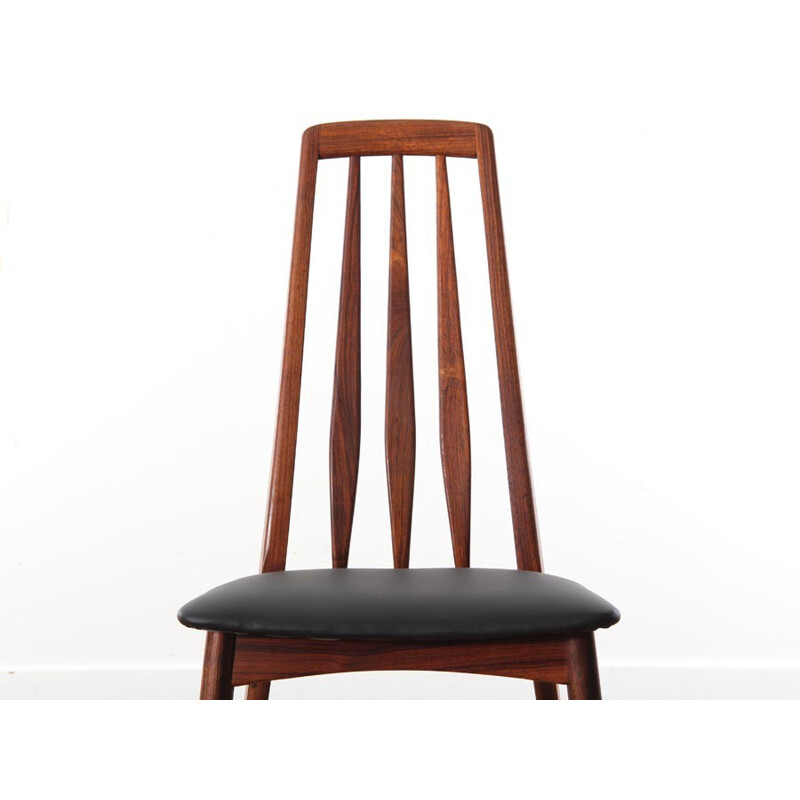 Set of 4 "Eva" chairs in Rio rosewood by Niels Koefoed - 1960s