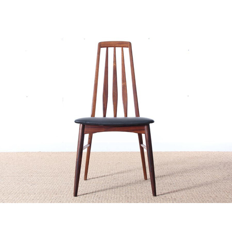 Set of 4 "Eva" chairs in Rio rosewood by Niels Koefoed - 1960s