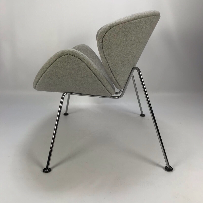 Fauteuil Orange Slice en tissu gris par Pierre Paulin pour Artifort - 1960