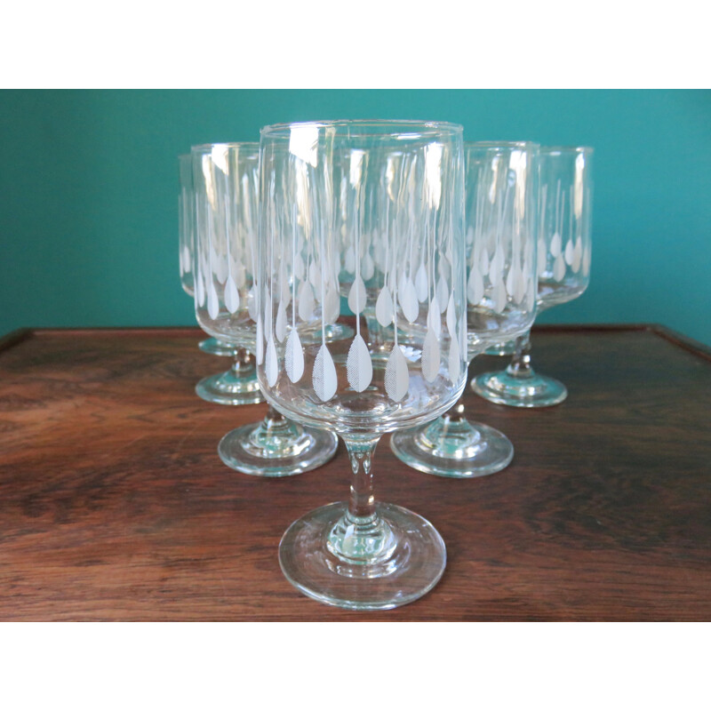 Ensemble de 18 verres vintage,Danemark - 1950