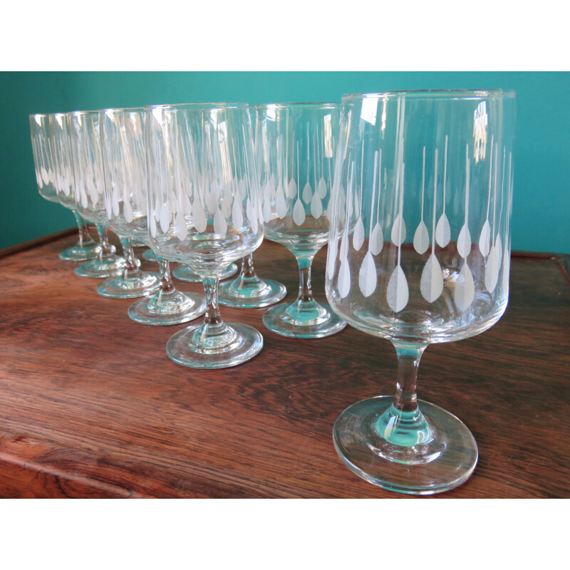 Set of 18 vintage glasses,Denmark - 1950s 