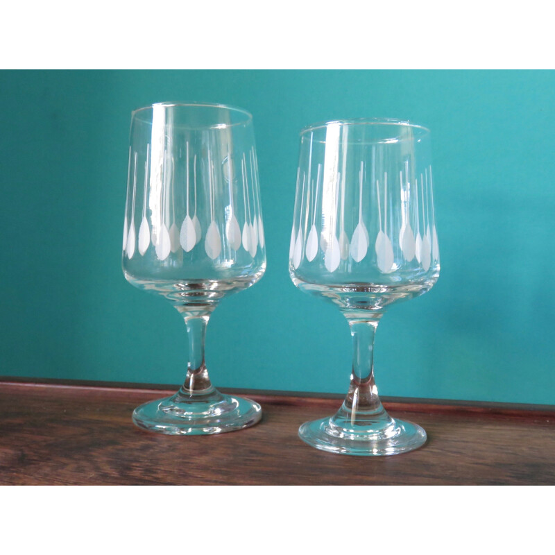 Set of 18 vintage glasses,Denmark - 1950s 