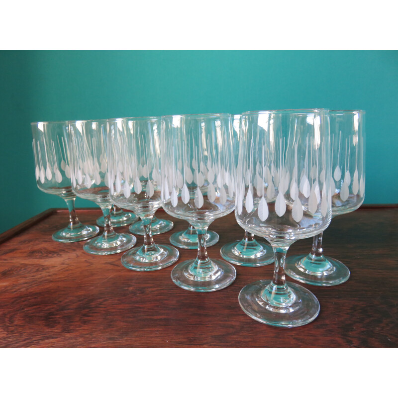 Set of 18 vintage glasses,Denmark - 1950s 