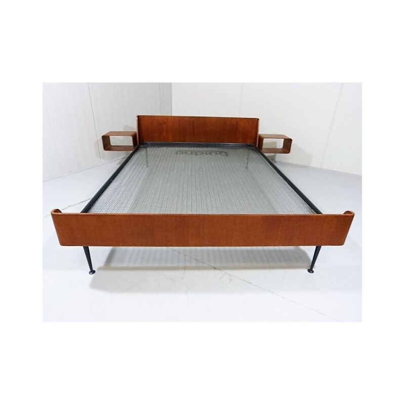 Double bed in teak, Friso KRAMER - 1960s