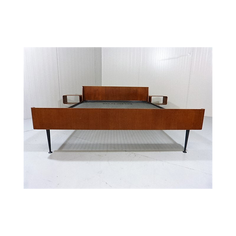 Double bed in teak, Friso KRAMER - 1960s