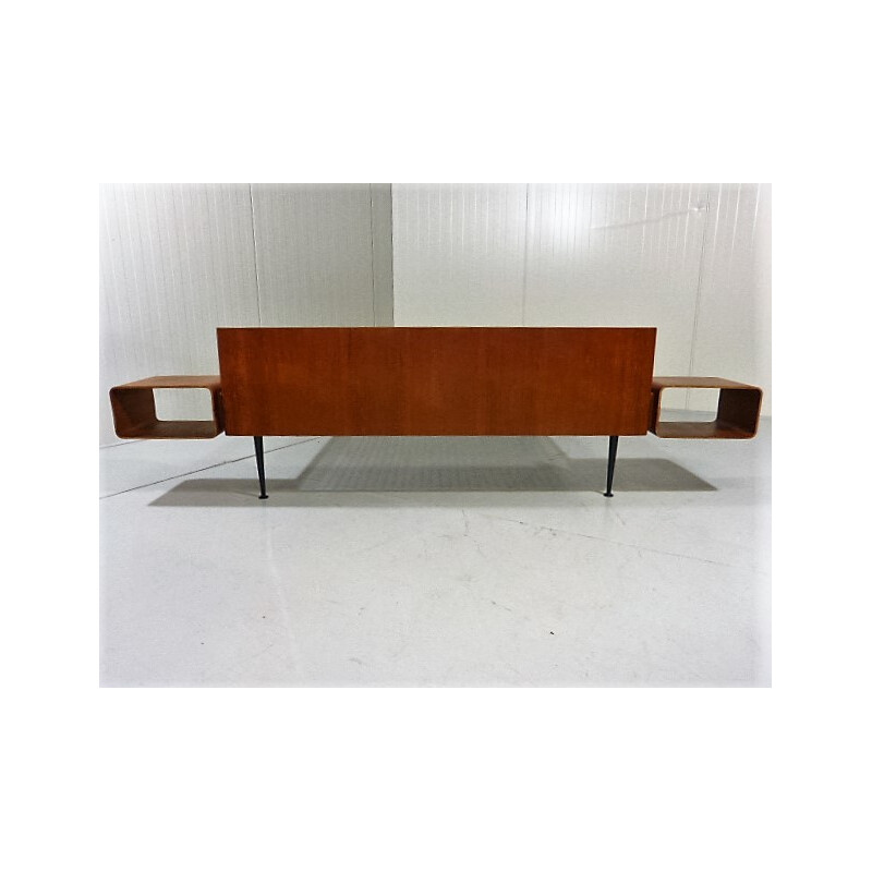 Double bed in teak, Friso KRAMER - 1960s