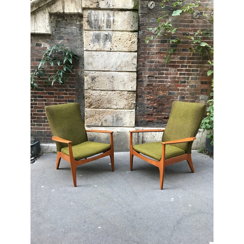 Pair of armchairs model "PK 988" by Parker Knoll - 1960s