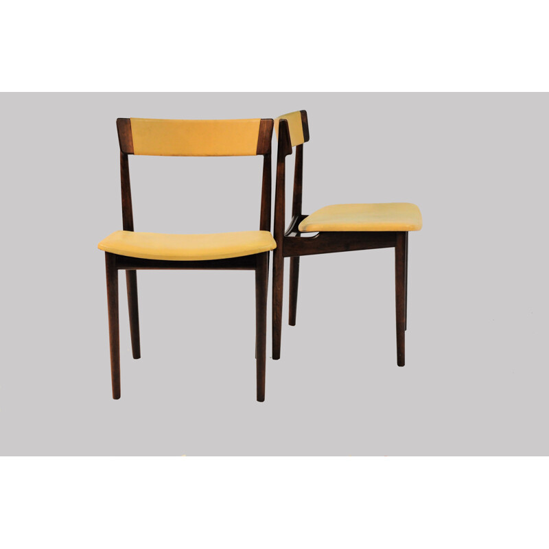 Suite de 6 chaises à repas Modèle 39 par Henry Rosengren Hansen pour Brande Møbelindustri - 1960