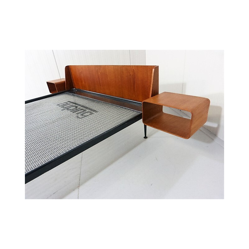 Double bed in teak, Friso KRAMER - 1960s