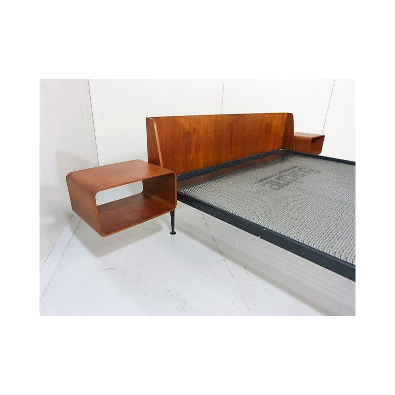 Double bed in teak, Friso KRAMER - 1960s