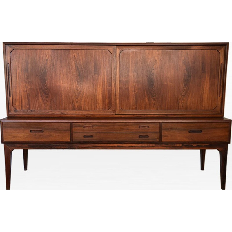 Credenza vintage in palissandro modello 54 di Kai Kristiansen per Schou Andersen, 1960