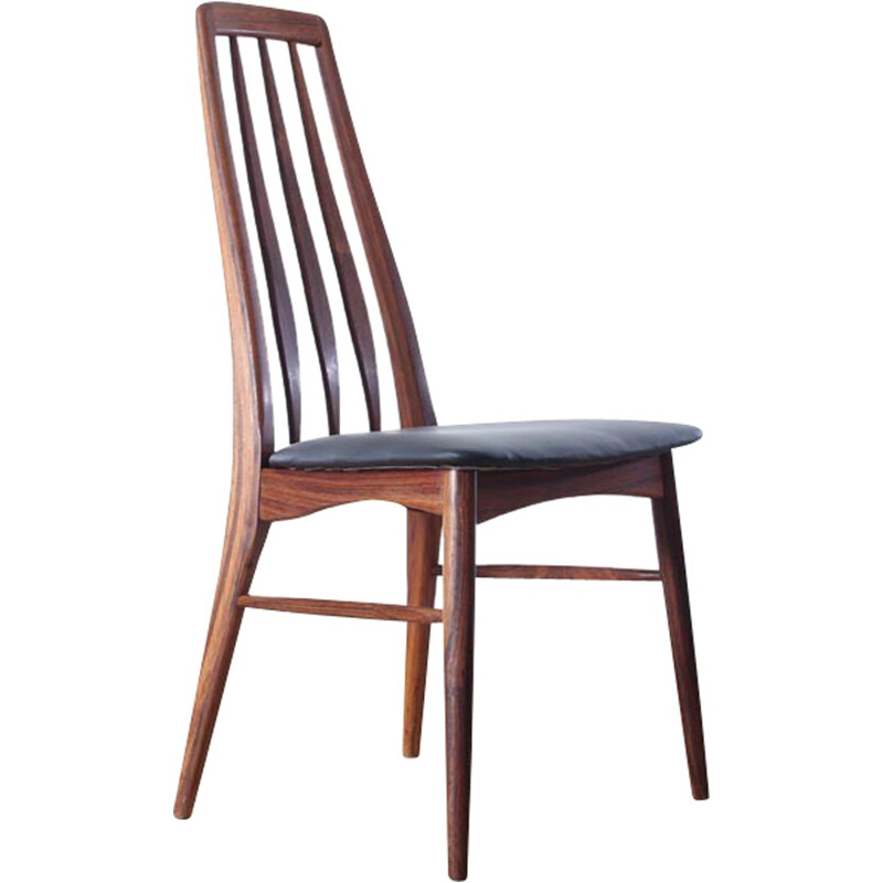 Set of 4 "Eva" chairs in Rio rosewood by Niels Koefoed - 1960s