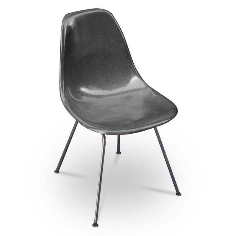 DSX Chairs gris by Eames for Herman Miller - 1970s