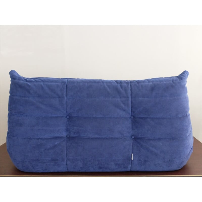 Togo 2-seater sofa, Ligne Roset Alcantara  - 1990s