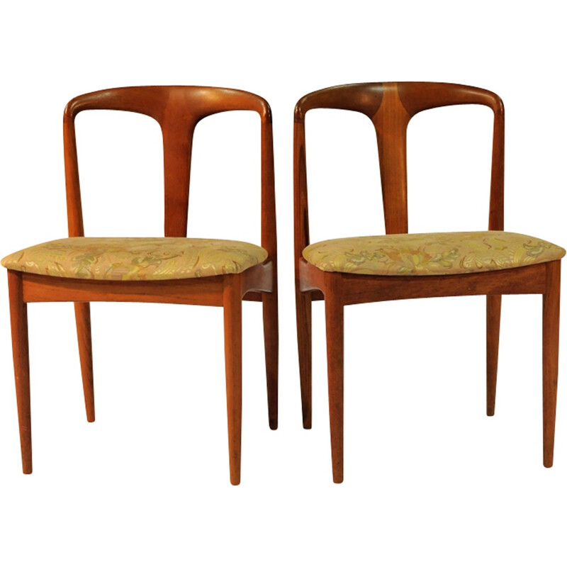 Suite de 6 chaises à repas "Juliane" de Johannes Andersen pour Vamo - 1960
