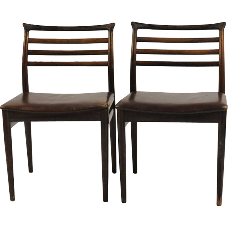 Set of Six Dining Chairs by Erling Torvits for Sorø Møbelfabrik - 1960s