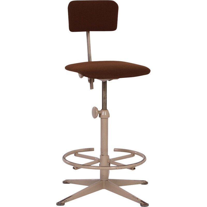 Chaise vintage industrielle de Friso Kramer pour Ahrend de Circle - 1960