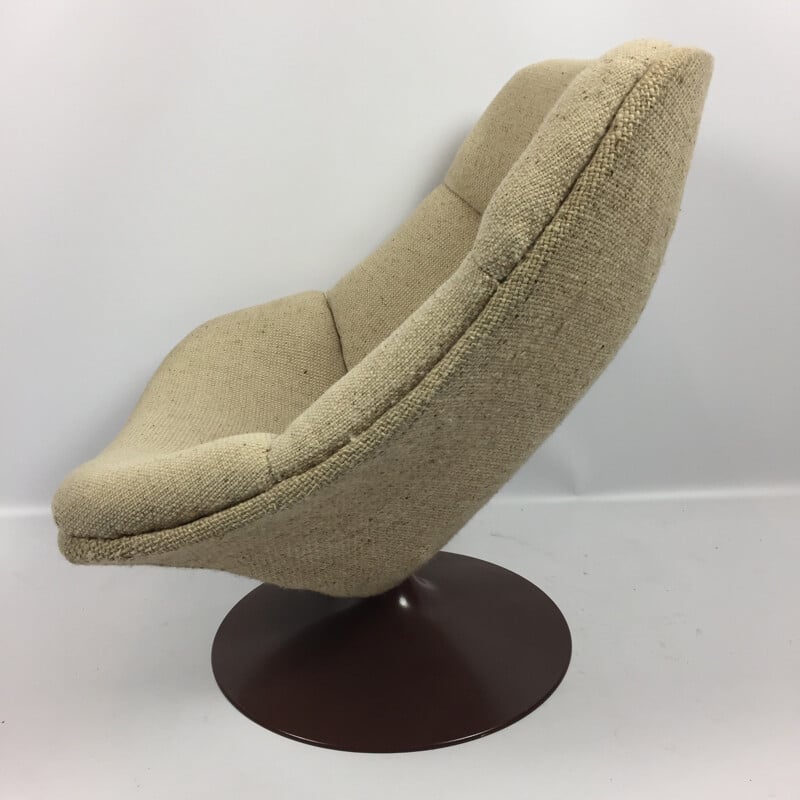 Dutch F558 Oyster Lounge Chair by Pierre Paulin for Artifort - 1960s