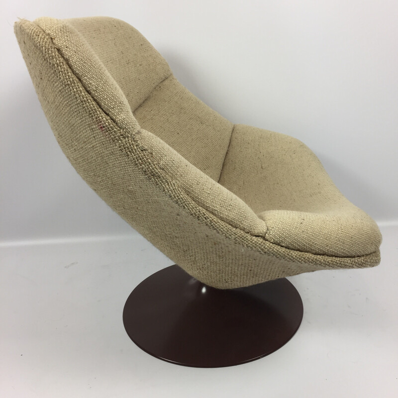 Dutch F558 Oyster Lounge Chair by Pierre Paulin for Artifort - 1960s