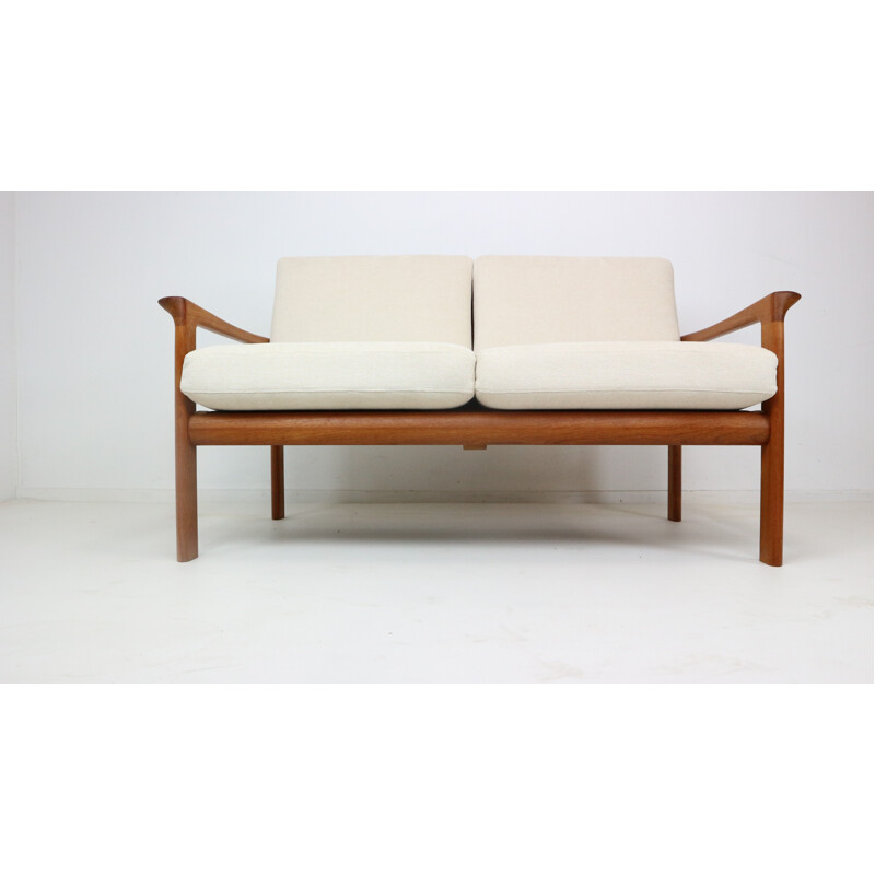 Danish Teak Two-Seat Sofa by Sven Ellekaer for Komfort - 1960s