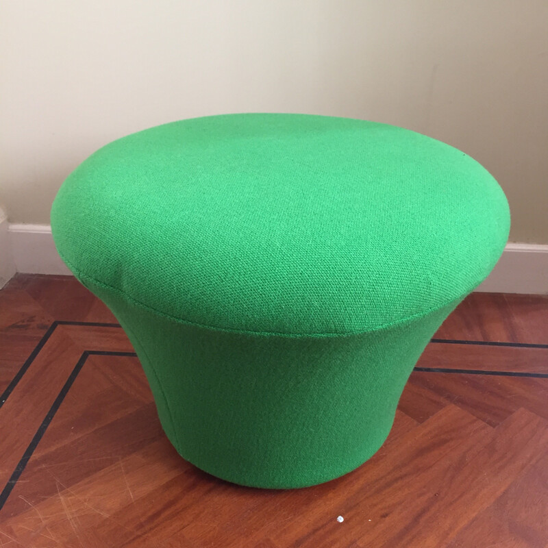 Vintage Green Mushroom Pouf by Pierre Paulin for Artifort - 1980s