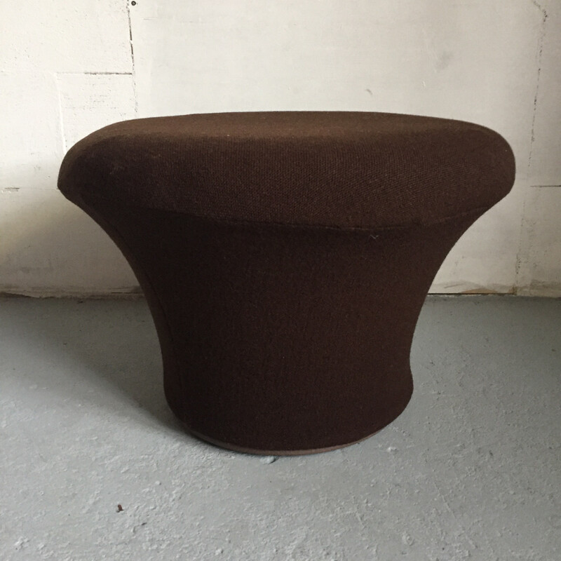 Vintage Brown Mushroom Pouf by Pierre Paulin for Artifort - 1980s