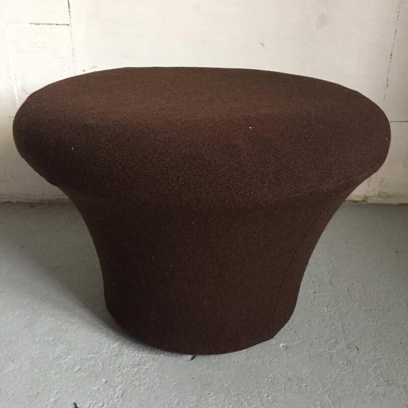 Vintage Brown Mushroom Pouf by Pierre Paulin for Artifort - 1980s