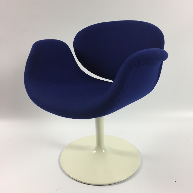 Blue Little Tulip Armchair by Pierre Paulin for Artifort - 1960s