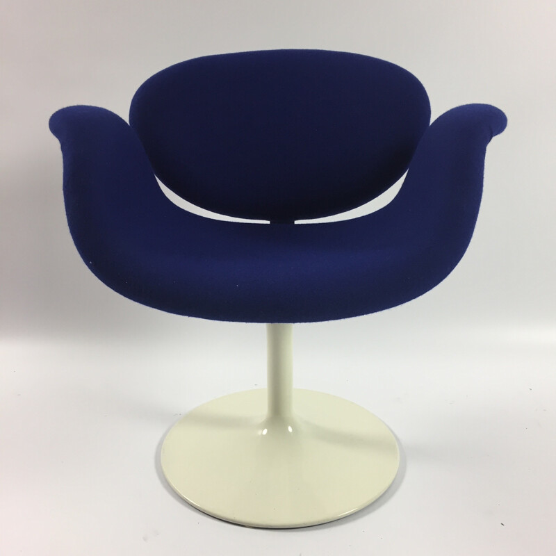 Blue Little Tulip Armchair by Pierre Paulin for Artifort - 1960s