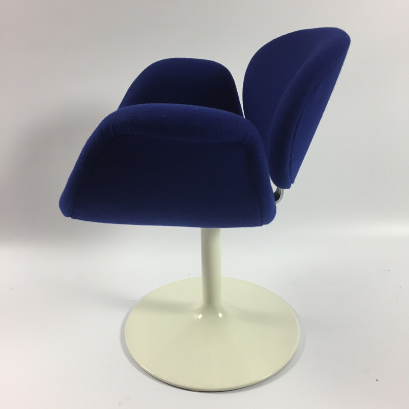 Blue Little Tulip Armchair by Pierre Paulin for Artifort - 1960s