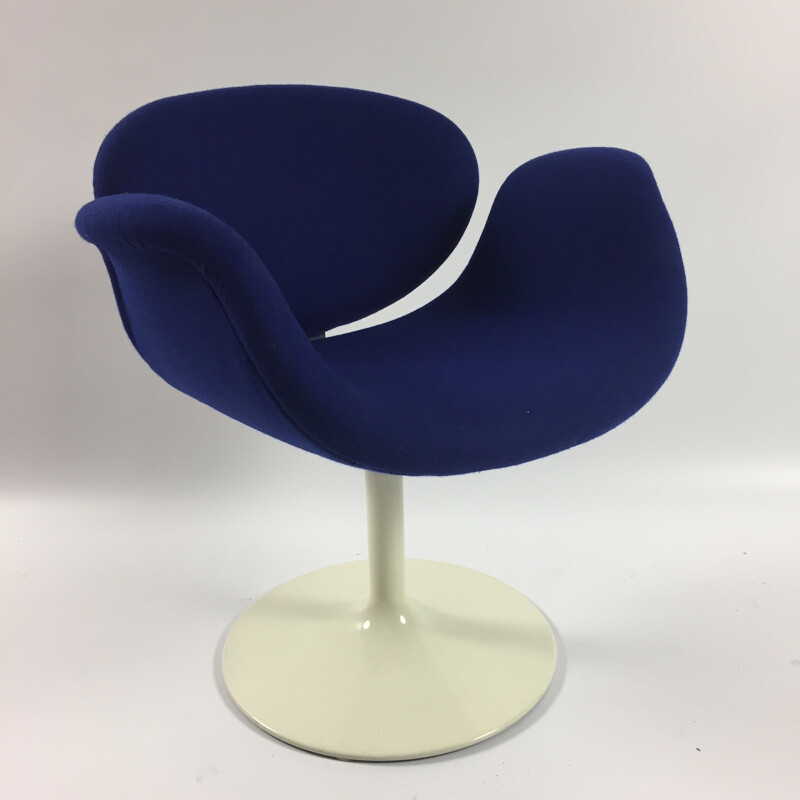 Blue Little Tulip Armchair by Pierre Paulin for Artifort - 1960s