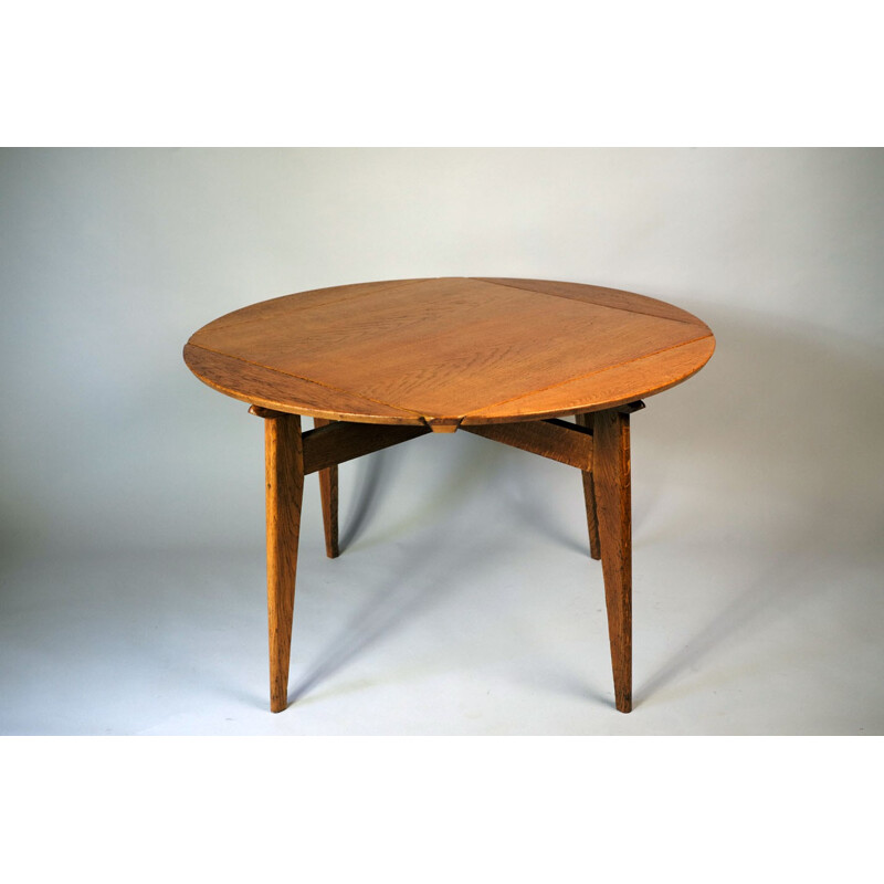 Bridge-Dining table "Marguerite", Marcel GASCOIN - 1950s