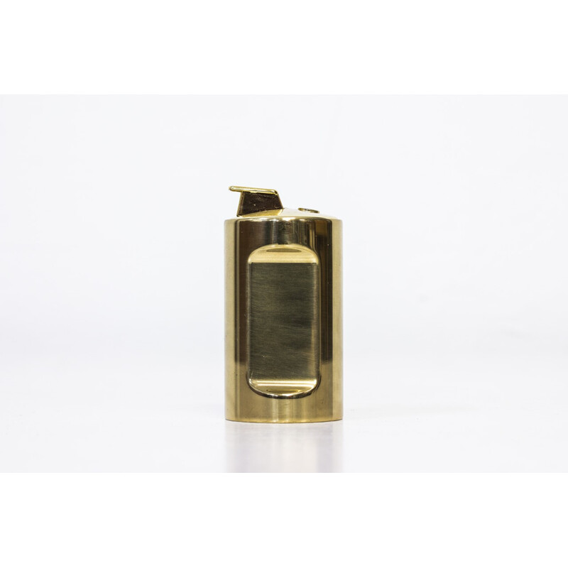 Brass Table Lighter by Pierre Forssell for Skultuna - 1960s