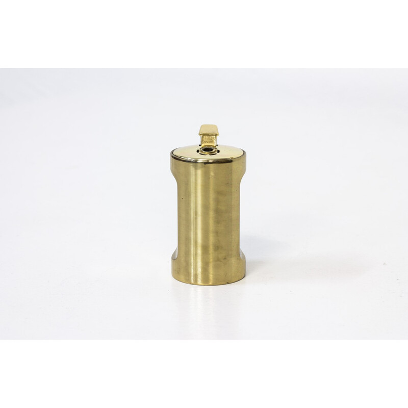 Brass Table Lighter by Pierre Forssell for Skultuna - 1960s