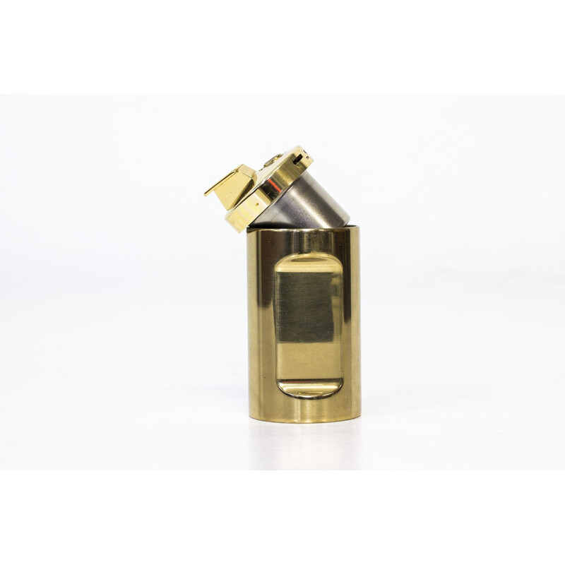 Brass Table Lighter by Pierre Forssell for Skultuna - 1960s