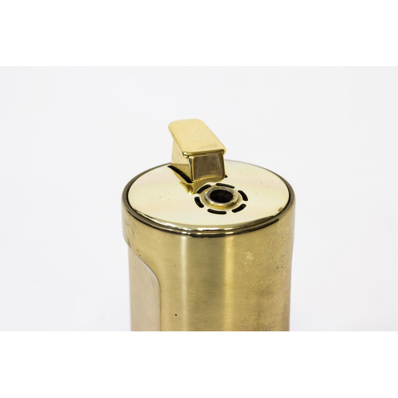 Brass Table Lighter by Pierre Forssell for Skultuna - 1960s