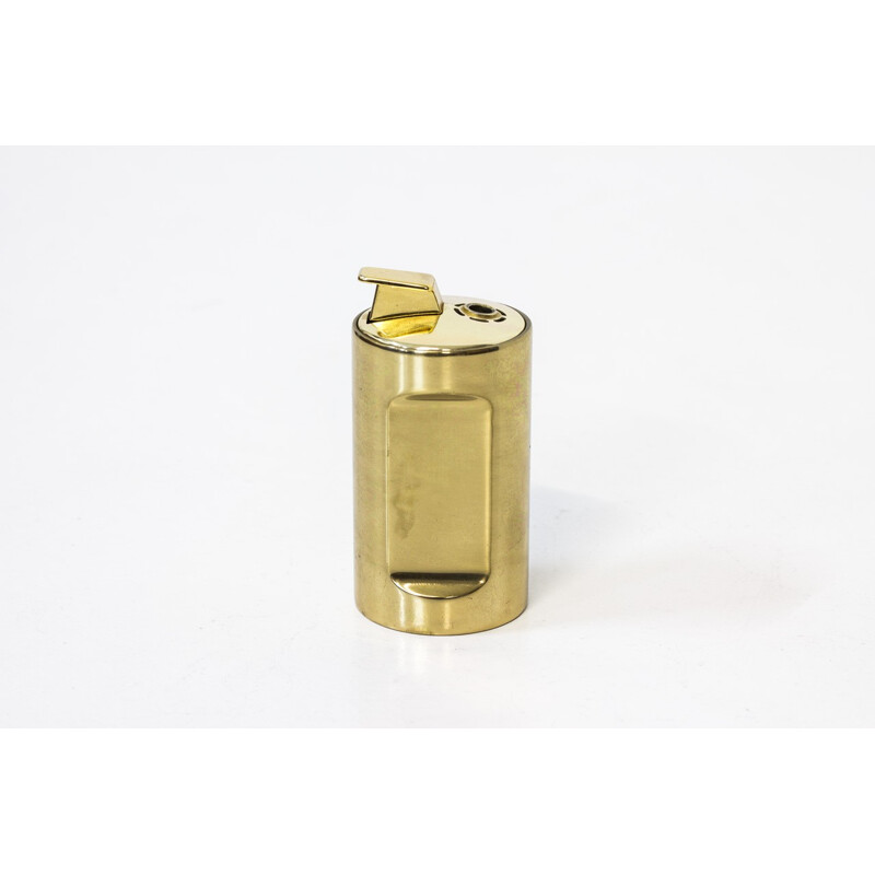 Brass Table Lighter by Pierre Forssell for Skultuna - 1960s