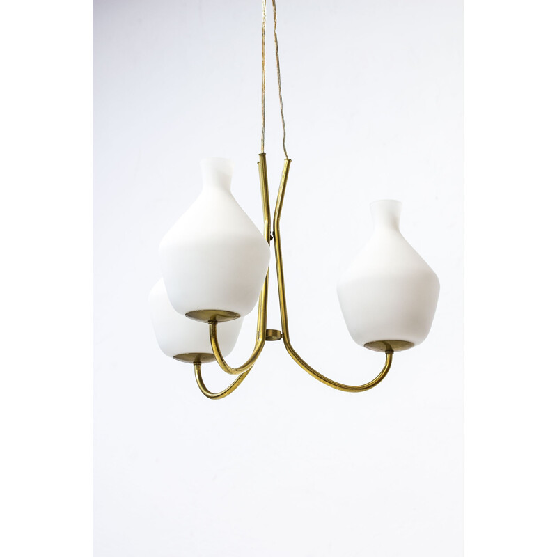 Scandinavian Chandelier by Hans Bergström for ASEA - 1950s