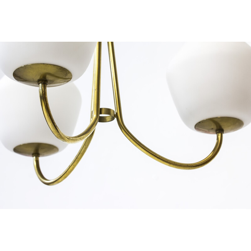 Scandinavian Chandelier by Hans Bergström for ASEA - 1950s