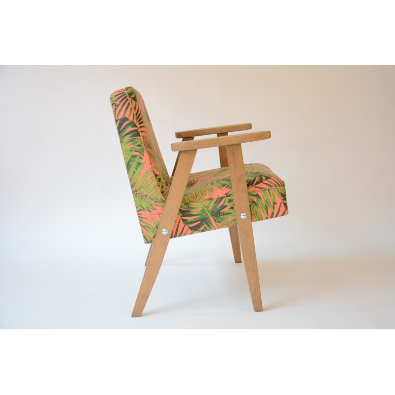 Armchair type 366 with exotic coral pattern - 1960s