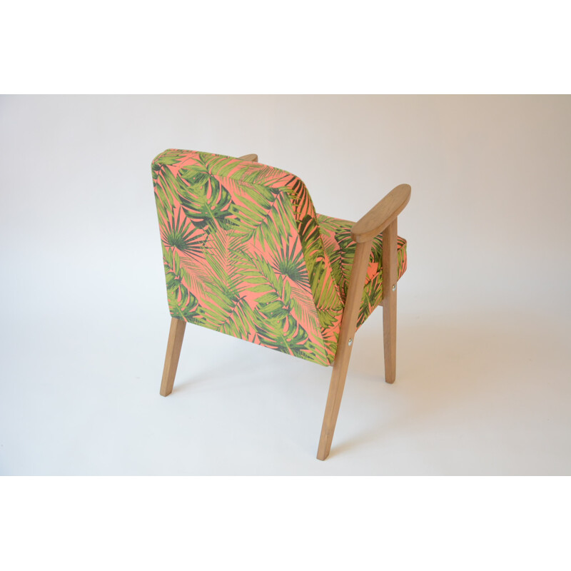 Armchair type 366 with exotic coral pattern - 1960s