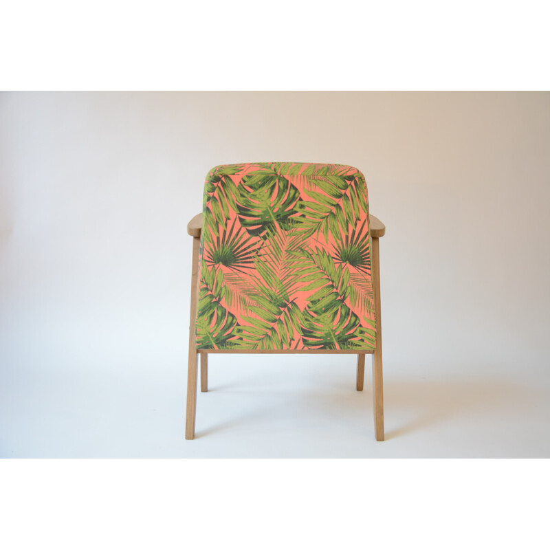 Armchair type 366 with exotic coral pattern - 1960s