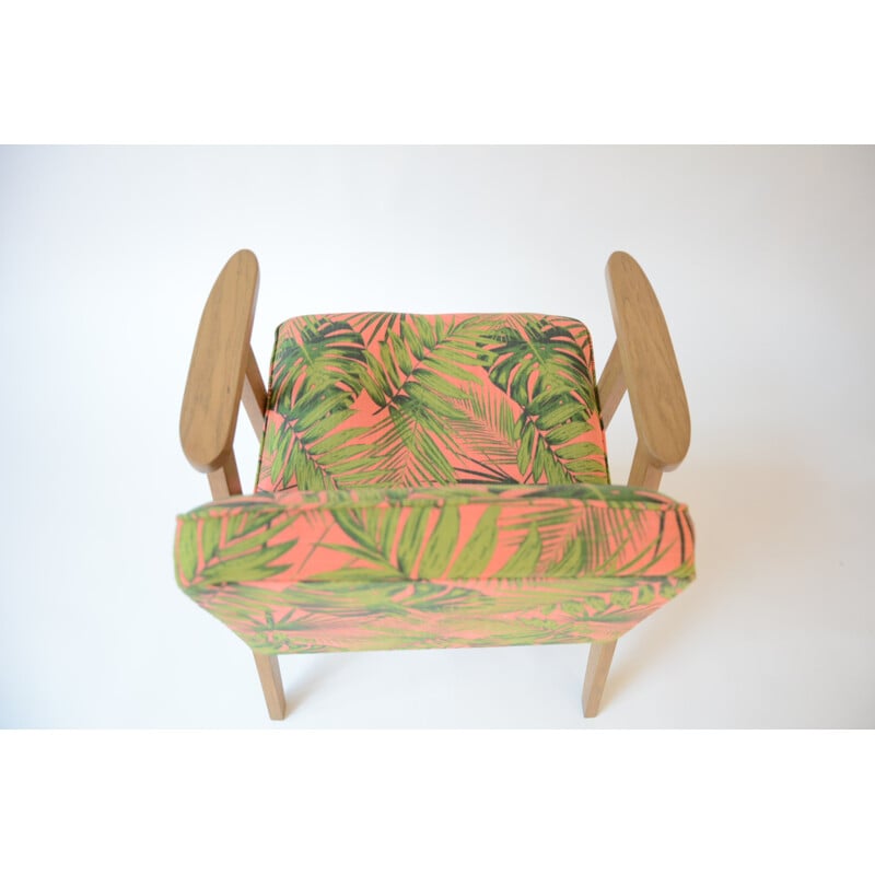 Armchair type 366 with exotic coral pattern - 1960s