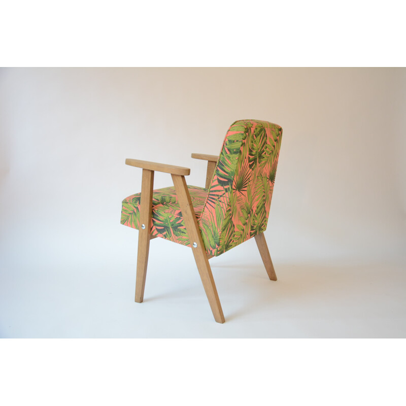 Armchair type 366 with exotic coral pattern - 1960s