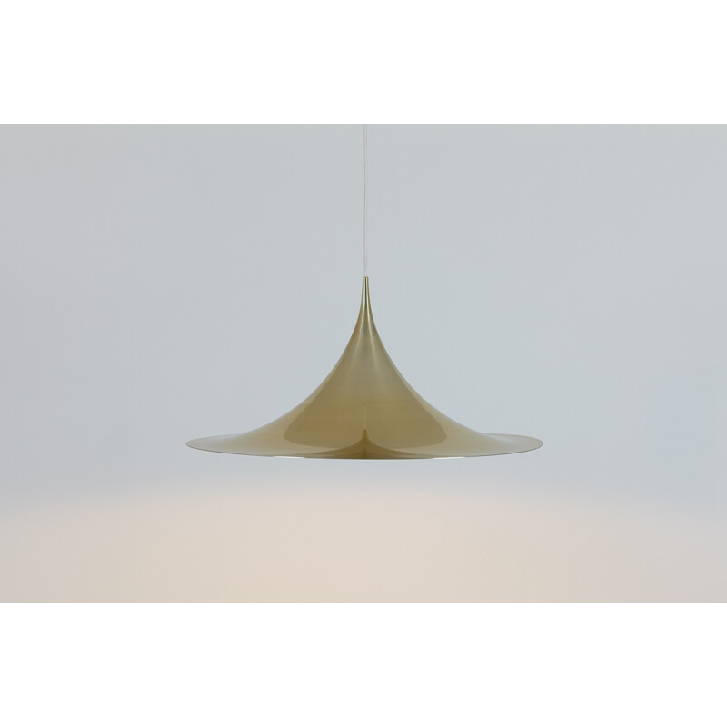 Golden Semi hanging lamp by Bonderup & Thorup - 1960s