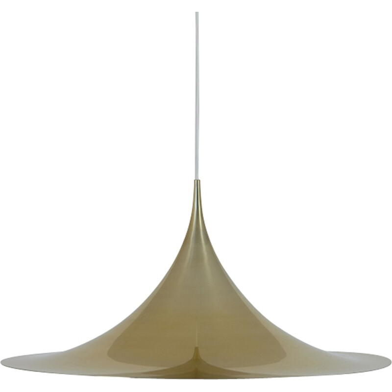 Golden Semi hanging lamp by Bonderup & Thorup - 1960s