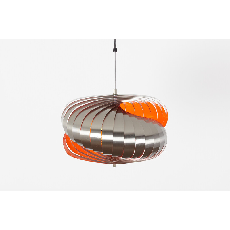 Twirling pendant lamp by Henri Mathieu - 1960s